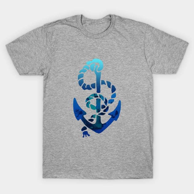 DEEP SEA EXPLORER ANCHOR T-Shirt by Elefunk